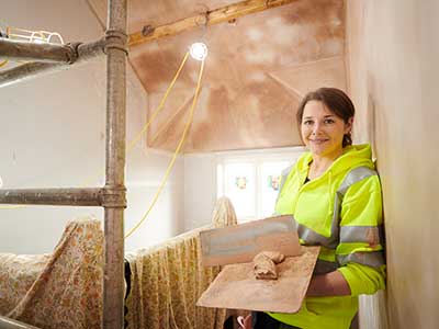 level 3 craft plasterer slider image