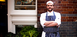 An apprentice chef