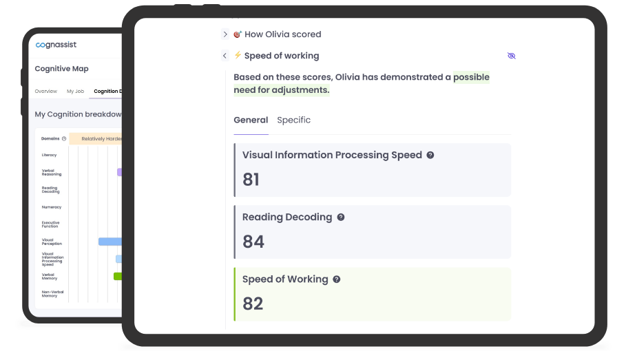 Cognassist screen image