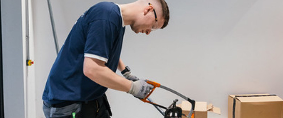 will boyer working with a saw