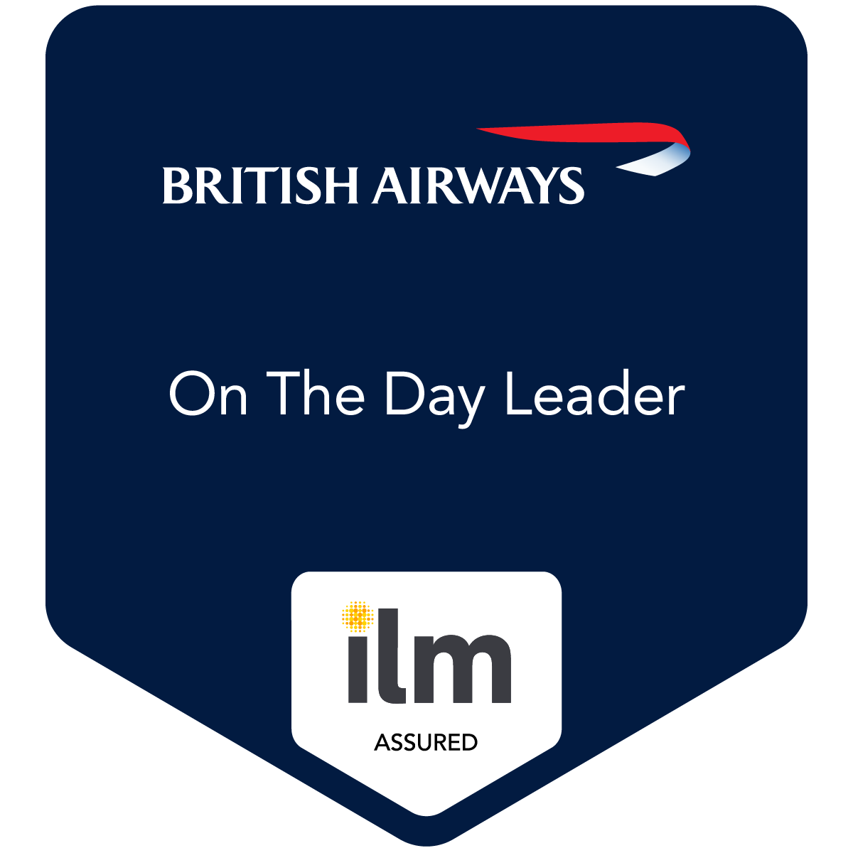 British Airways ILM Assured digital credential image