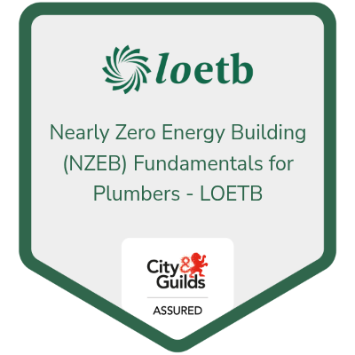 nearly zero energy building NZEB fundamentals for plumbers digital badge