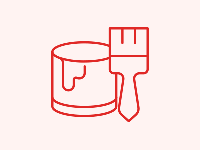 painting and decorating icon cover